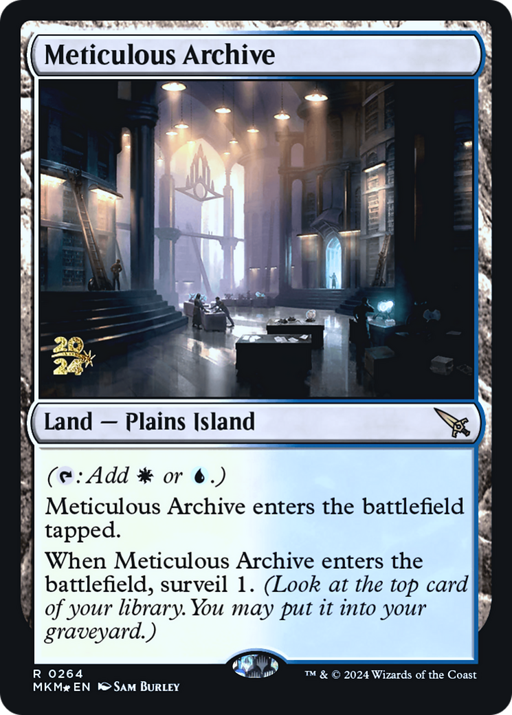 Meticulous Archive [Murders at Karlov Manor Prerelease Promos] | Galactic Gamez