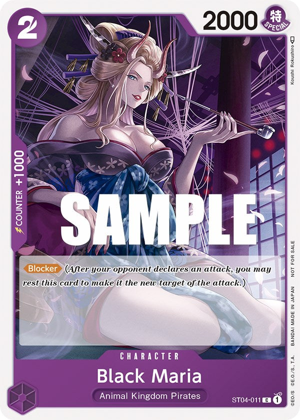 Black Maria (Tournament Pack Vol. 2) [One Piece Promotion Cards] | Galactic Gamez