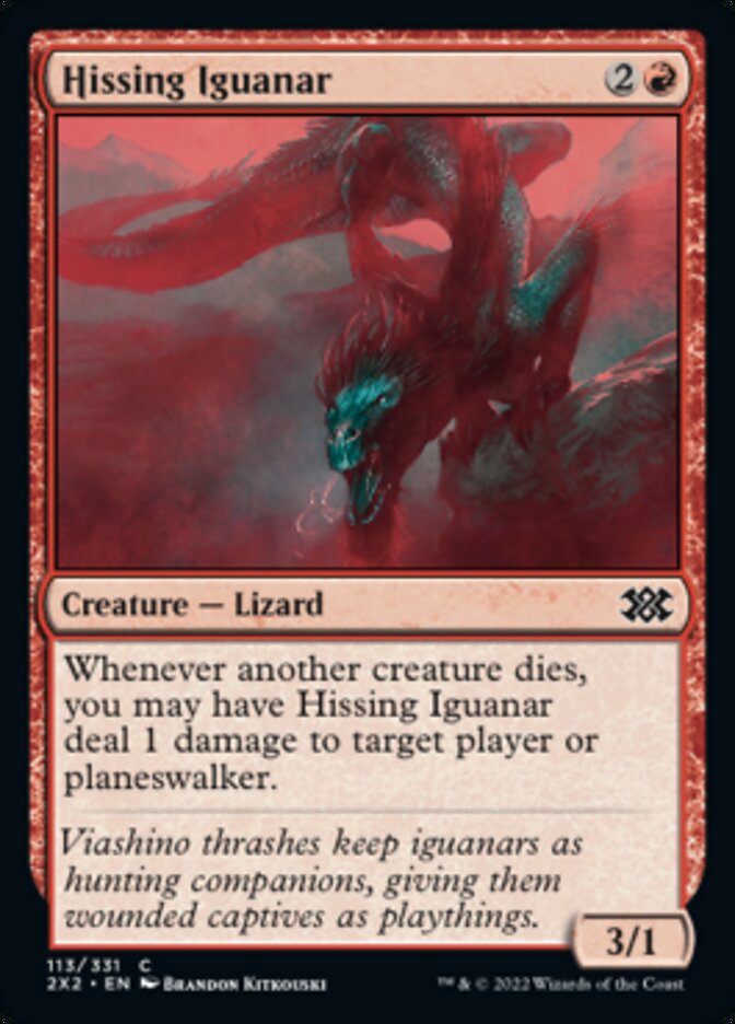 Hissing Iguanar [Double Masters 2022] | Galactic Gamez