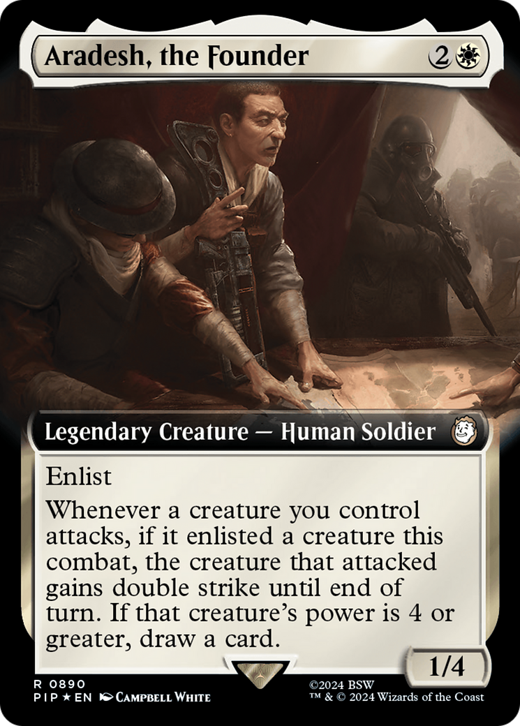 Aradesh, the Founder (Extended Art) (Surge Foil) [Fallout] | Galactic Gamez