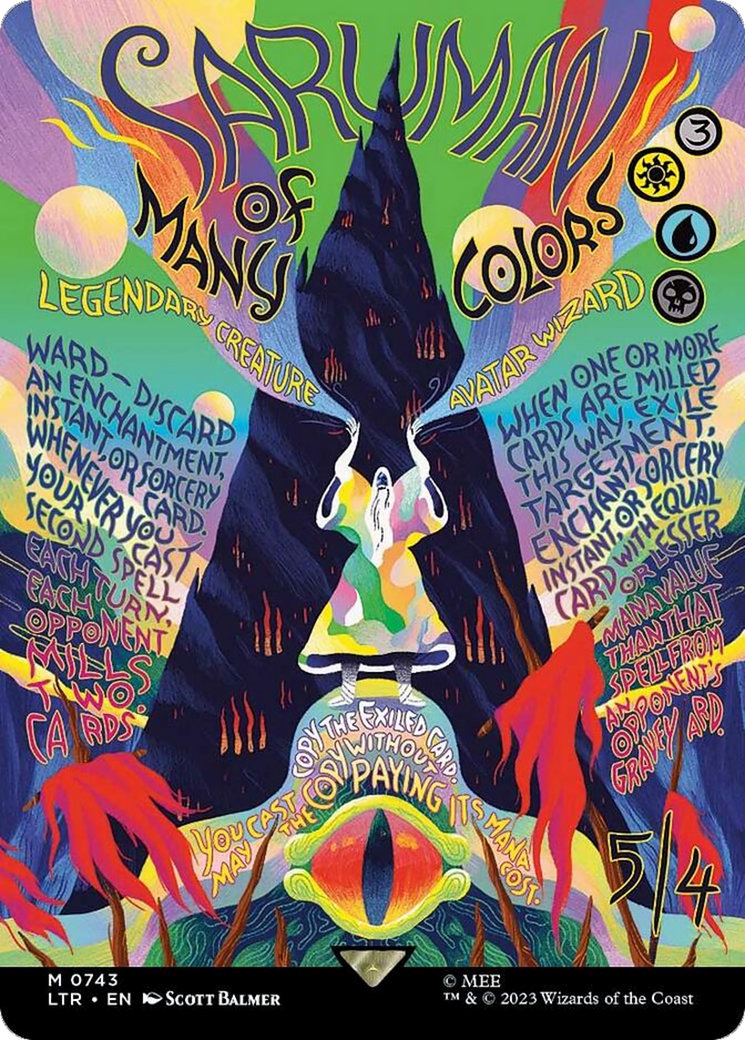 Saruman of Many Colors (Borderless Poster) [The Lord of the Rings: Tales of Middle-Earth] | Galactic Gamez