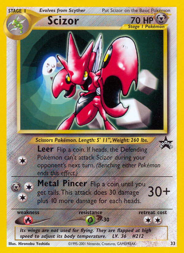 Scizor (33) [Wizards of the Coast: Black Star Promos] | Galactic Gamez