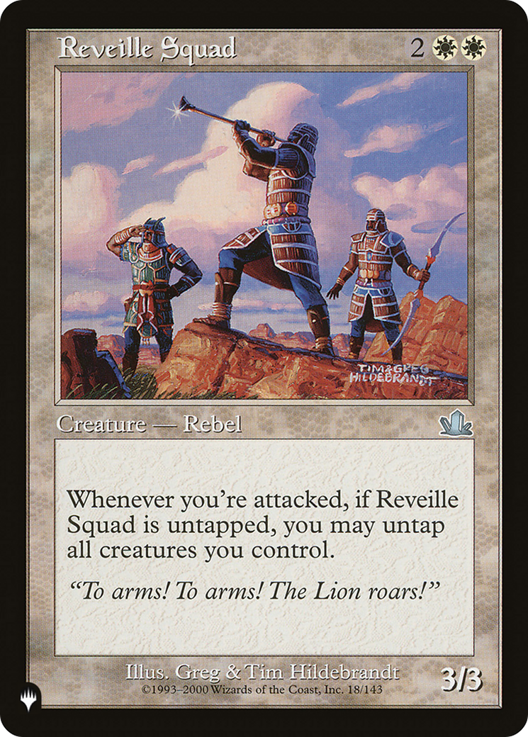 Reveille Squad [The List Reprints] | Galactic Gamez