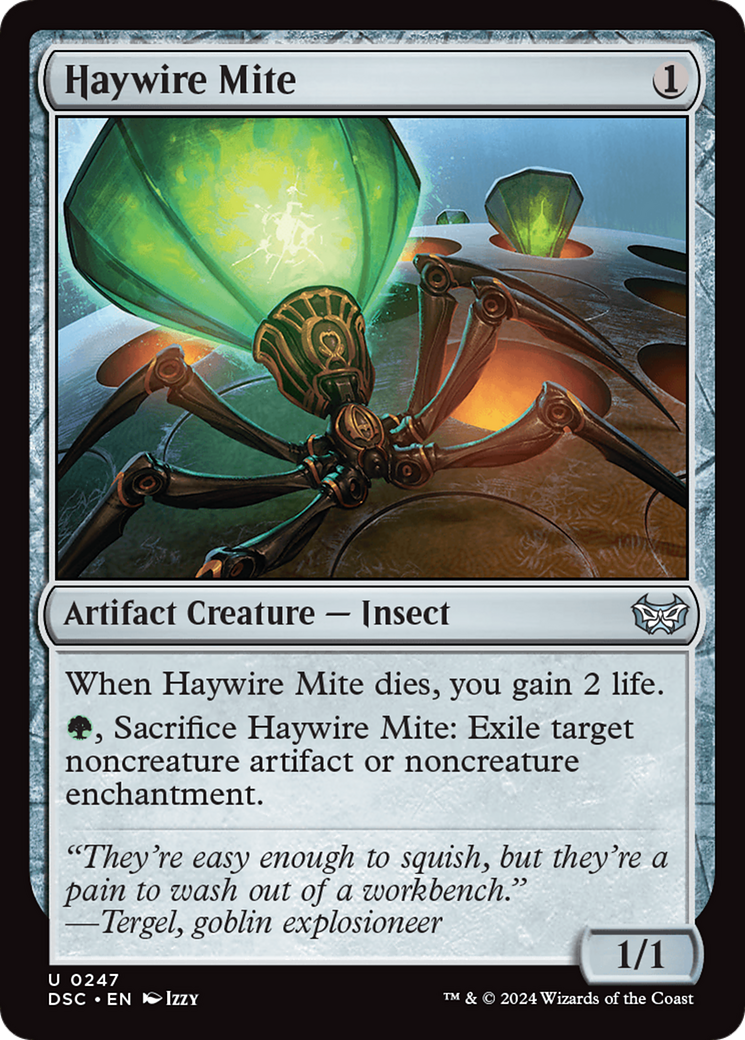 Haywire Mite [Duskmourn: House of Horror Commander] | Galactic Gamez