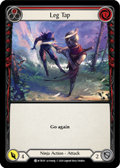 Leg Tap (Red) [U-WTR101] (Welcome to Rathe Unlimited)  Unlimited Rainbow Foil | Galactic Gamez