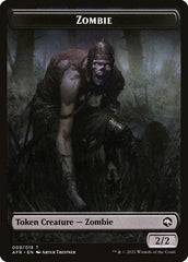 Treasure // Zombie Double-Sided Token [Dungeons & Dragons: Adventures in the Forgotten Realms Tokens] | Galactic Gamez