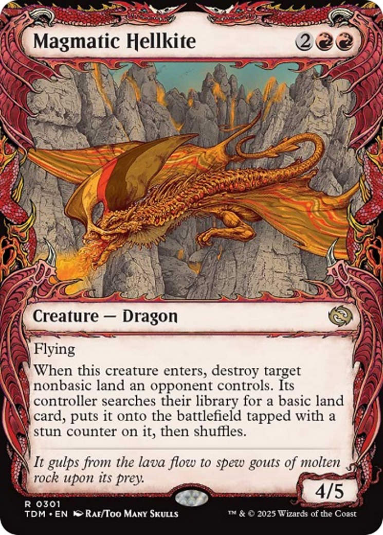 Magmatic Hellkite (Showcase) [Tarkir: Dragonstorm] | Galactic Gamez