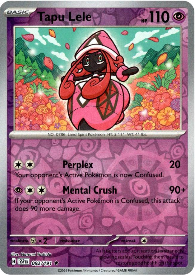 Tapu Lele (092/191) [Scarlet & Violet: Surging Sparks] | Galactic Gamez