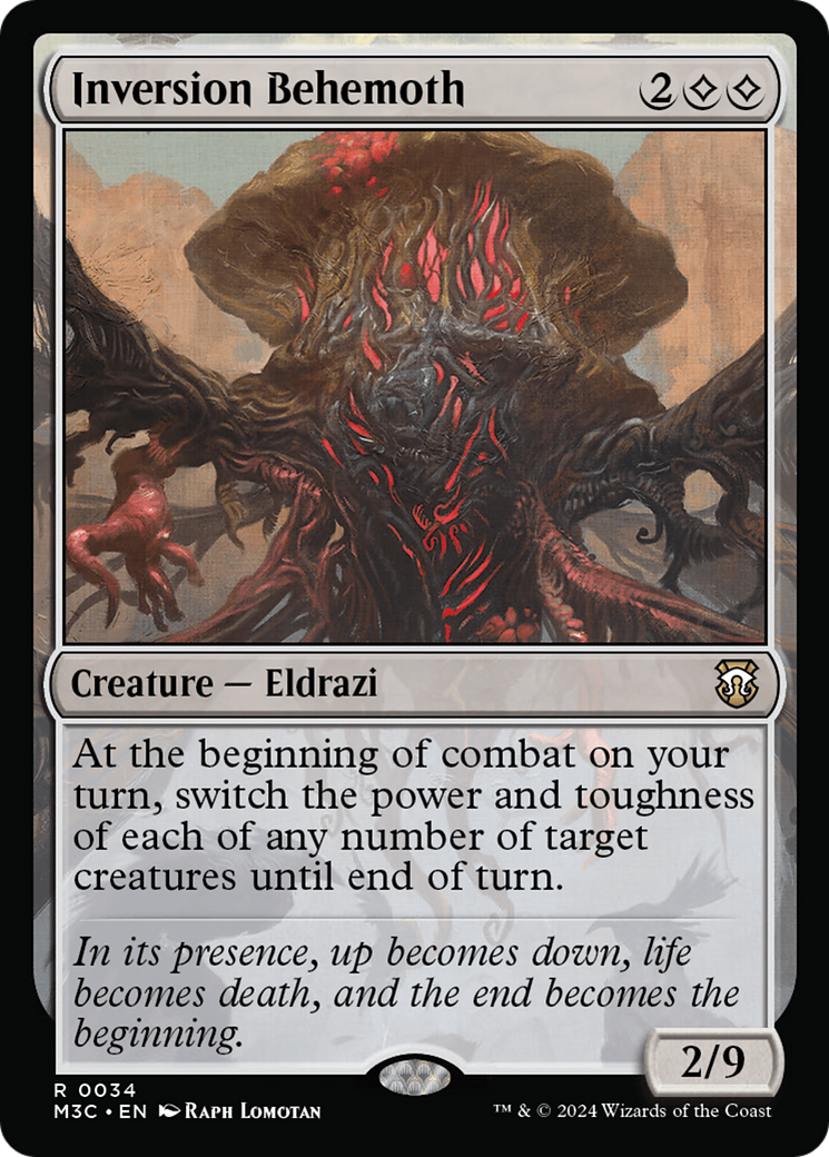 Inversion Behemoth [Modern Horizons 3 Commander] | Galactic Gamez