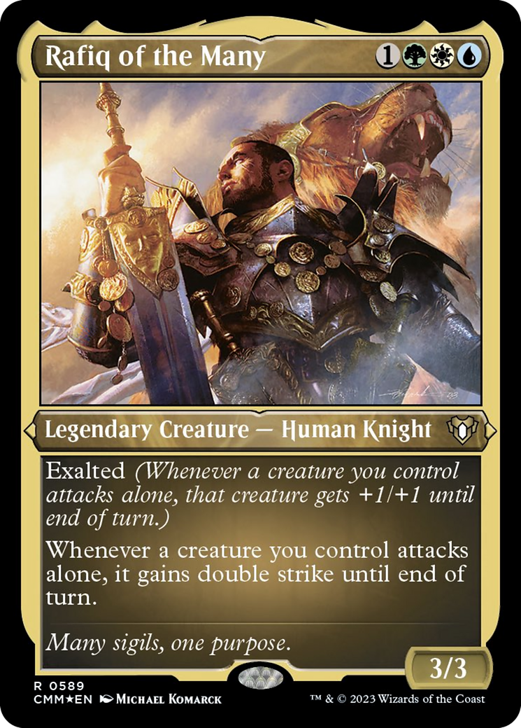 Rafiq of the Many (Foil Etched) [Commander Masters] | Galactic Gamez