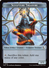 Sculpture Treasure // Beast Double-Sided Token [Reality Fracture Tokens] | Galactic Gamez
