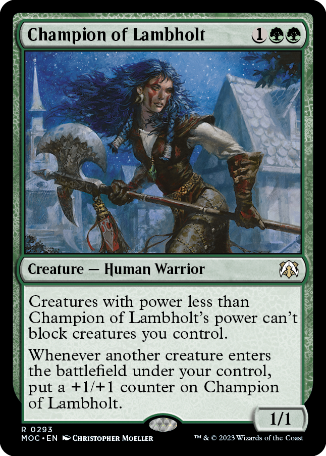 Champion of Lambholt [March of the Machine Commander] | Galactic Gamez