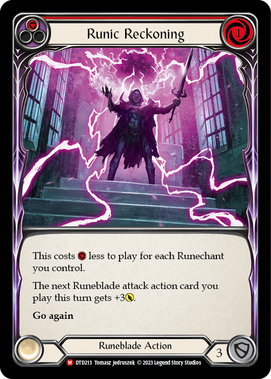 Runic Reckoning [DTD213] (Dusk Till Dawn)  Rainbow Foil | Galactic Gamez
