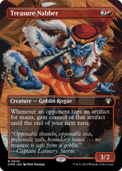 Treasure Nabber (Borderless Alternate Art) [Commander Masters] | Galactic Gamez