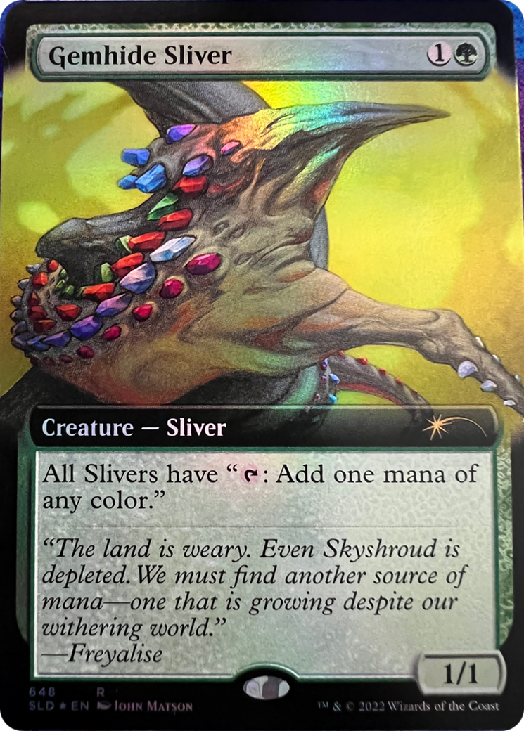 Gemhide Sliver (Extended Art) [Secret Lair Drop Series] | Galactic Gamez