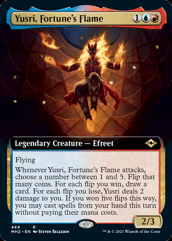 Yusri, Fortune's Flame (Extended Art) [Modern Horizons 2] | Galactic Gamez