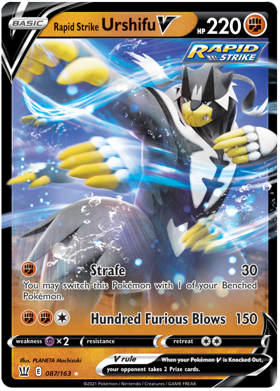 Rapid Strike Urshifu V (087/163) [Sword & Shield: Battle Styles] | Galactic Gamez