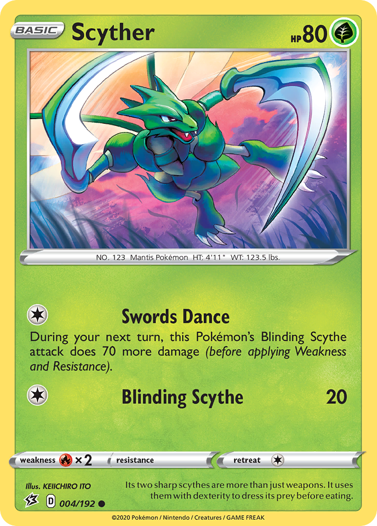 Scyther (004/192) [Sword & Shield: Rebel Clash] | Galactic Gamez