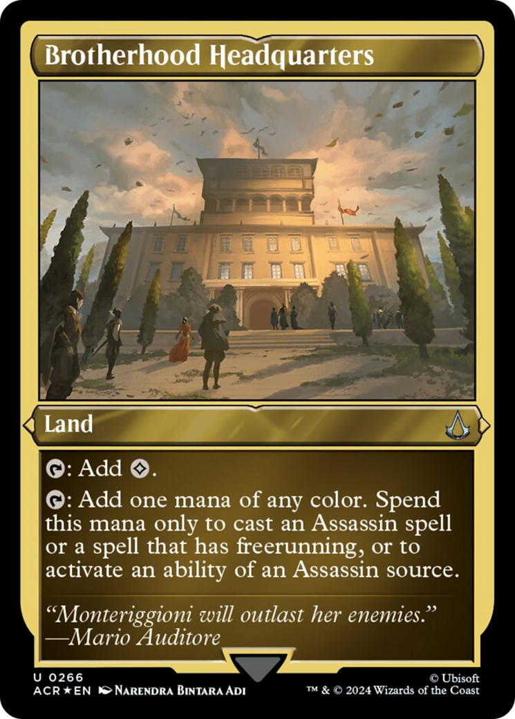 Brotherhood Headquarters (Foil Etched) [Assassin's Creed] | Galactic Gamez