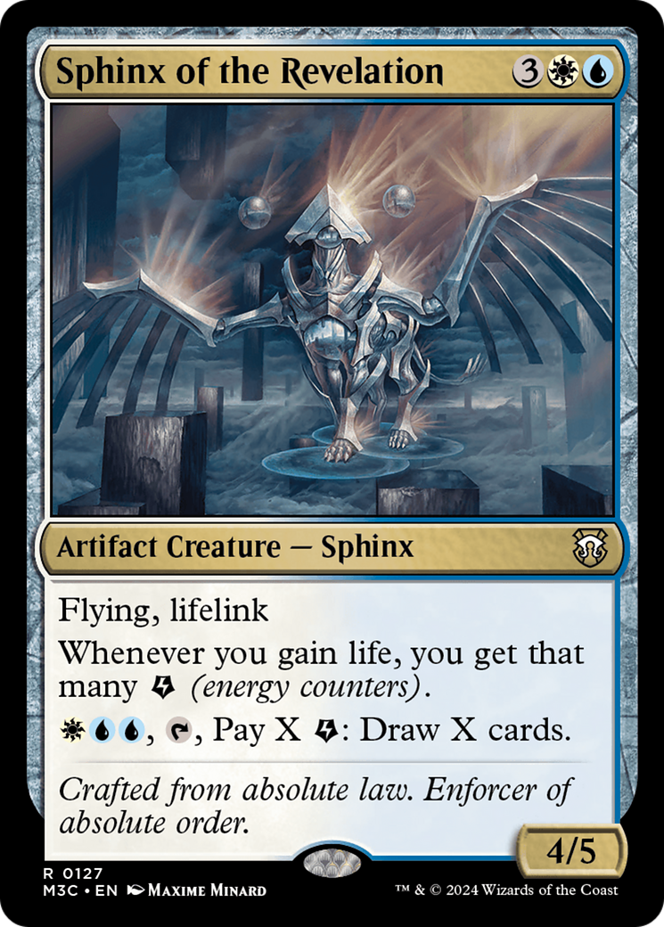 Sphinx of the Revelation (Ripple Foil) [Modern Horizons 3 Commander] | Galactic Gamez