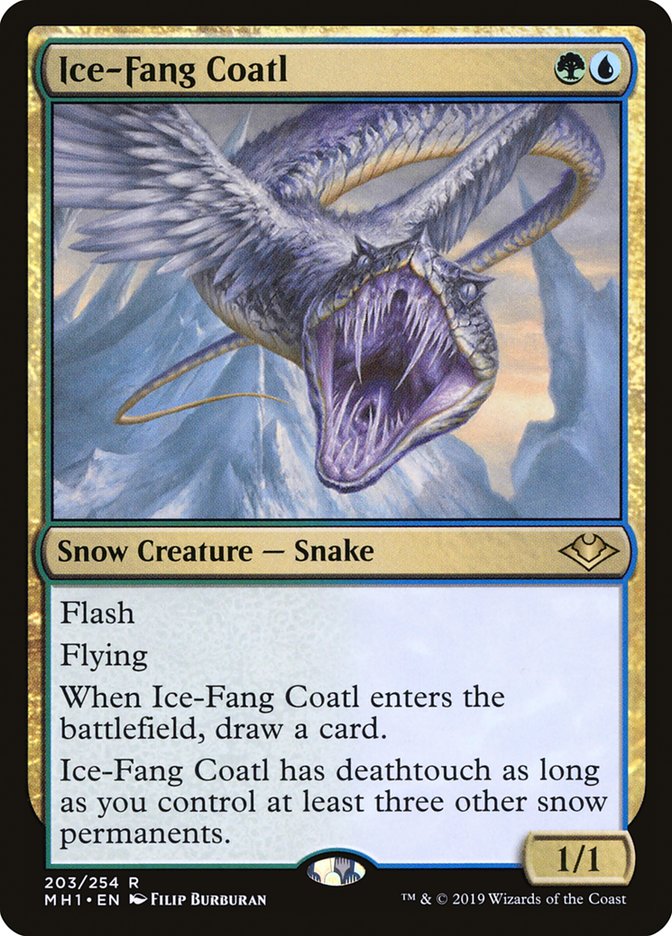 Ice-Fang Coatl [Modern Horizons] | Galactic Gamez