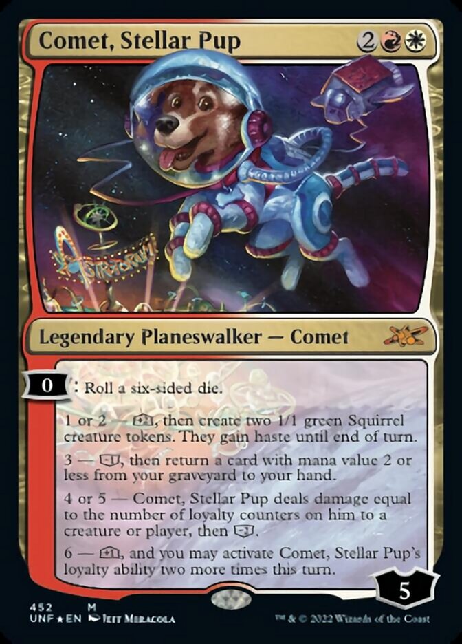 Comet, Stellar Pup (Galaxy Foil) [Unfinity] | Galactic Gamez