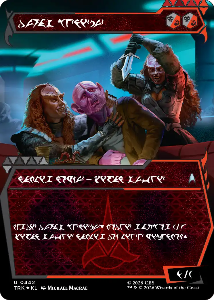The Duras Sisters (Showcase) (Klingon) [Star Trek] | Galactic Gamez