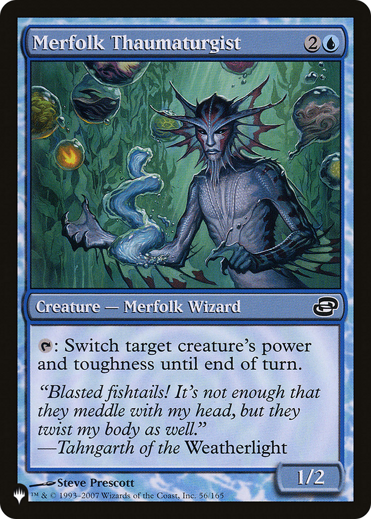 Merfolk Thaumaturgist [The List] | Galactic Gamez