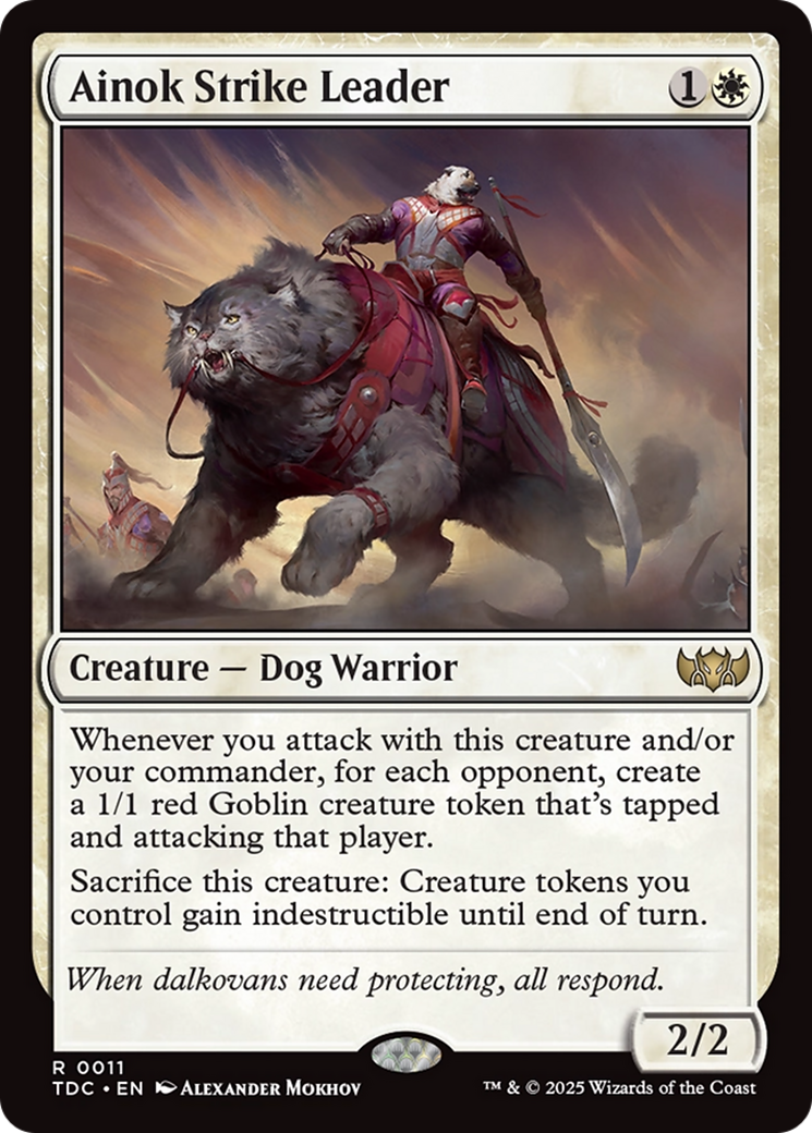 Ainok Strike Leader [Tarkir: Dragonstorm Commander] | Galactic Gamez