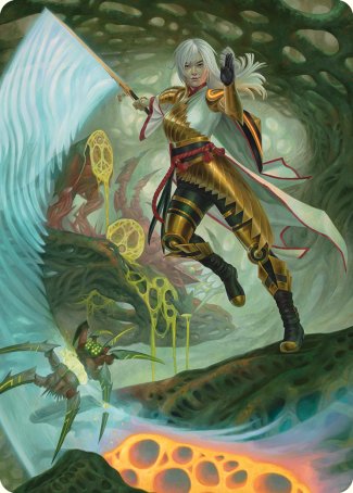 The Eternal Wanderer Art Card [Phyrexia: All Will Be One Art Series] | Galactic Gamez