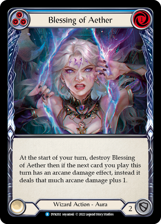 Blessing of Aether (Blue) [DYN202] (Dynasty) | Galactic Gamez