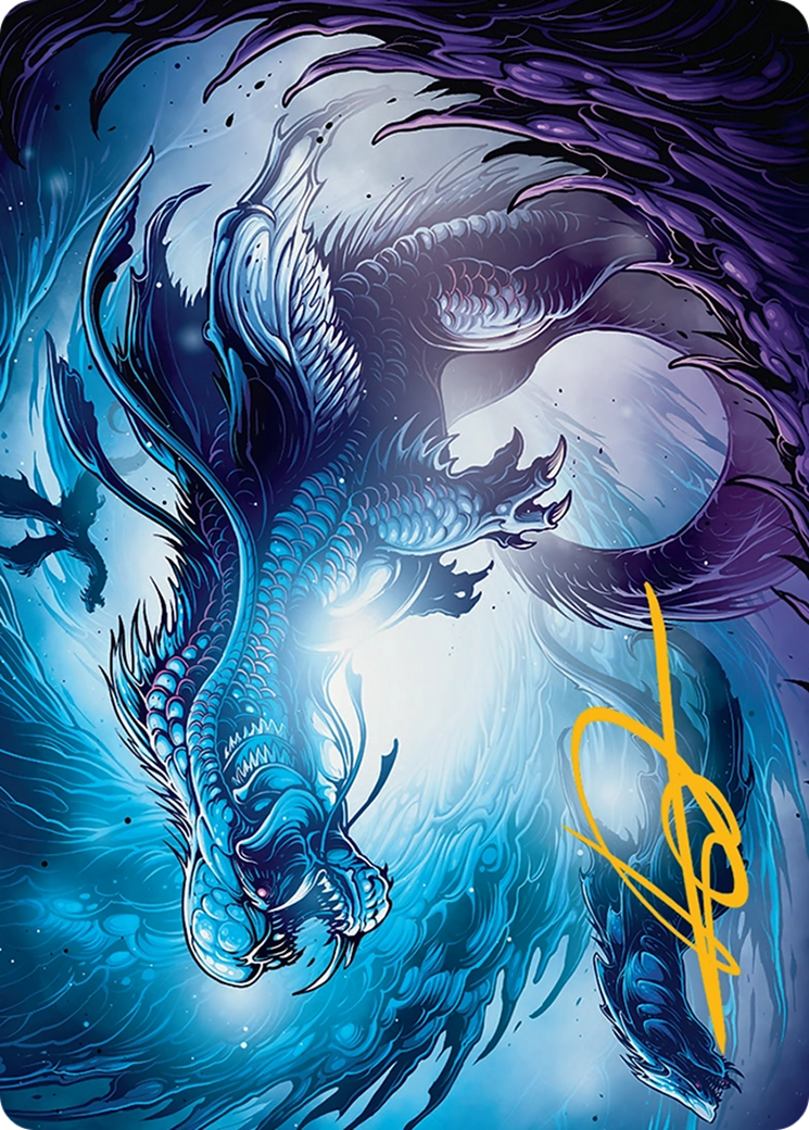 Roiling Dragonstorm Art Card (33/54) [Tarkir: Dragonstorm Art Series] | Galactic Gamez