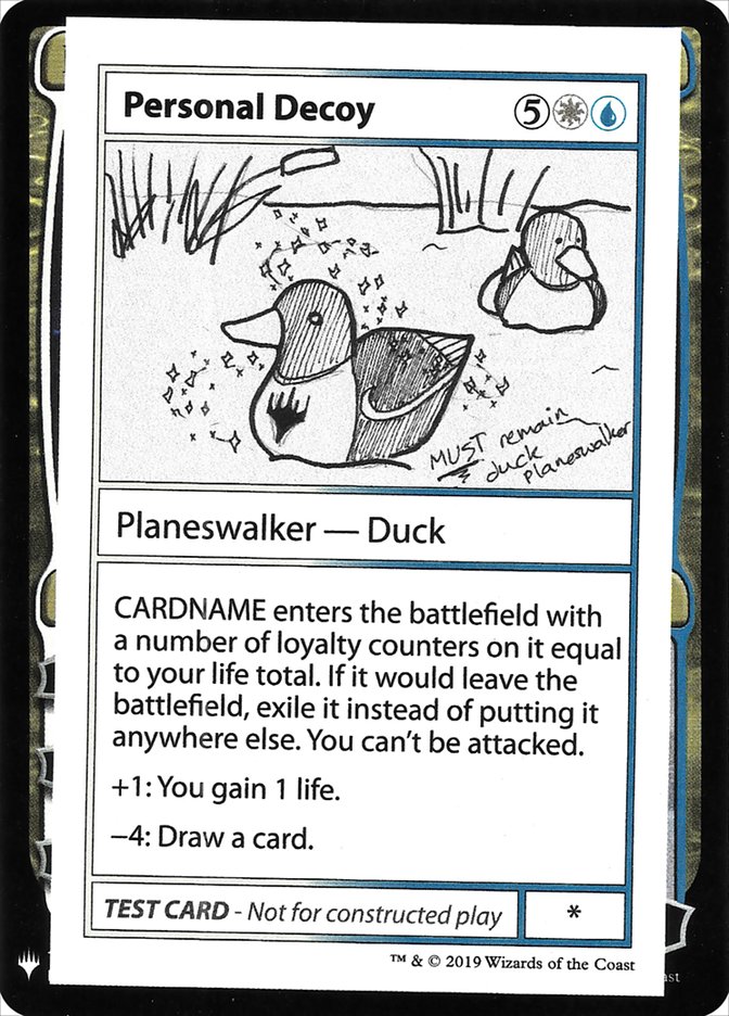 Personal Decoy [Mystery Booster Playtest Cards] | Galactic Gamez