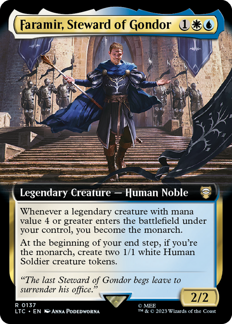 Faramir, Steward of Gondor (Extended Art) [The Lord of the Rings: Tales of Middle-Earth Commander] | Galactic Gamez