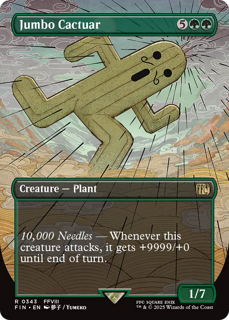 Jumbo Cactuar (Borderless) [FINAL FANTASY] | Galactic Gamez