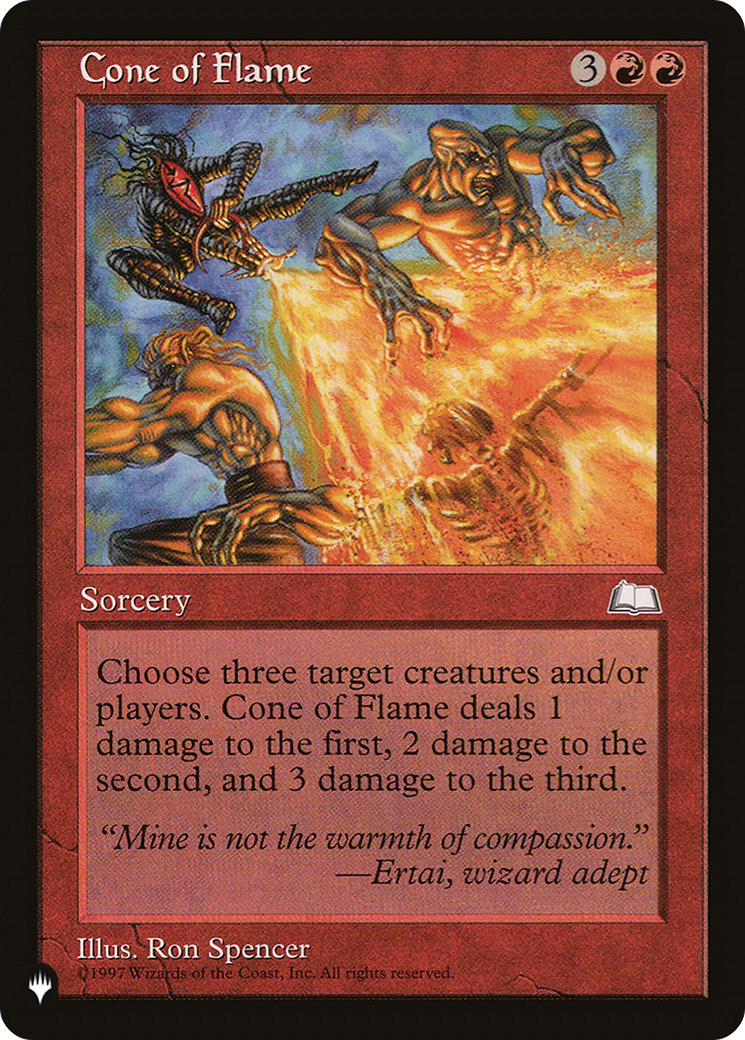 Cone of Flame [The List] | Galactic Gamez