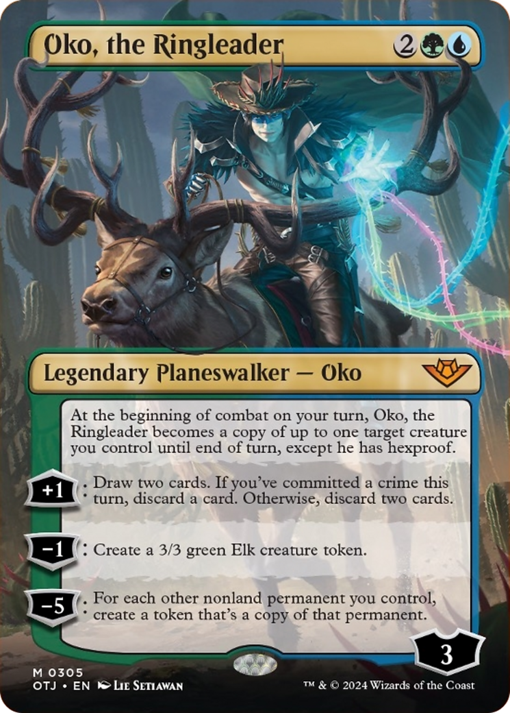 Oko, the Ringleader (Borderless) [Outlaws of Thunder Junction] | Galactic Gamez