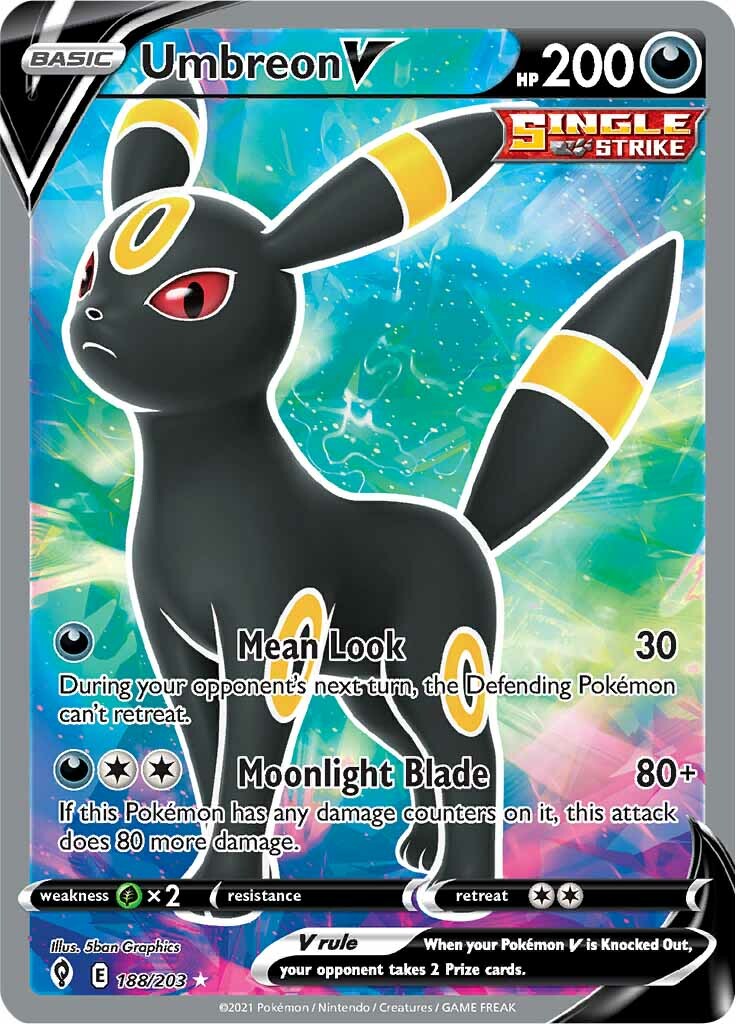 Umbreon V (188/203) [Sword & Shield: Evolving Skies] | Galactic Gamez