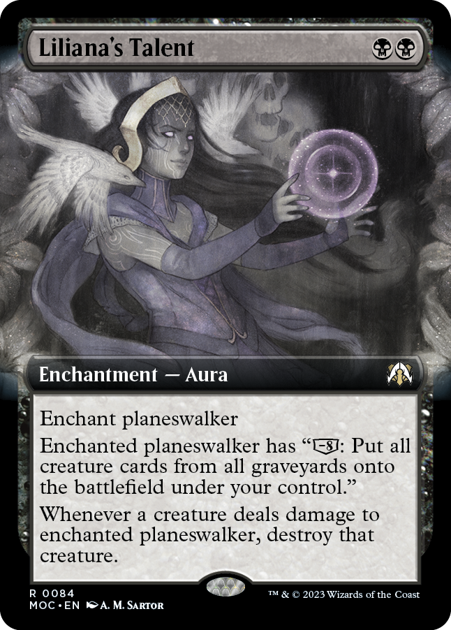 Liliana's Talent (Extended Art) [March of the Machine Commander] | Galactic Gamez