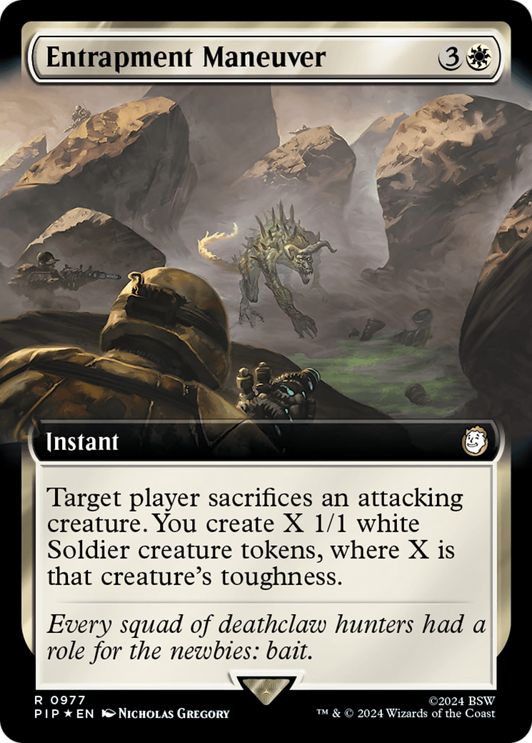 Entrapment Maneuver (Extended Art) (Surge Foil) [Fallout] | Galactic Gamez