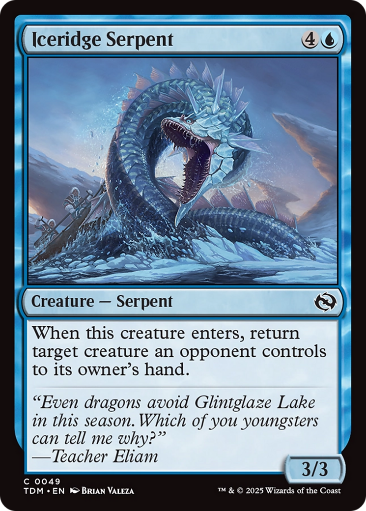Iceridge Serpent [Tarkir: Dragonstorm] | Galactic Gamez