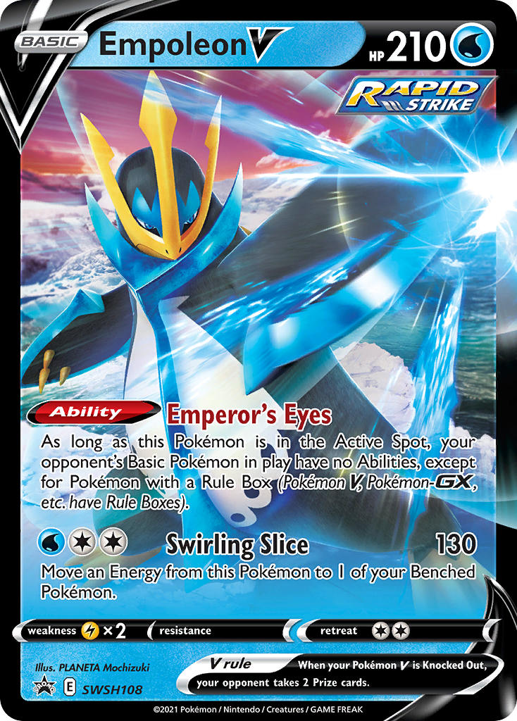 Empoleon V (SWSH108) [Sword & Shield: Black Star Promos] | Galactic Gamez