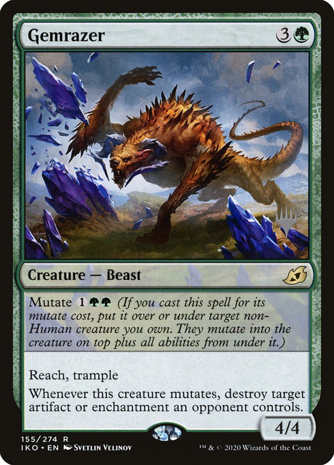 Gemrazer (Promo Pack) [Ikoria: Lair of Behemoths Promos] | Galactic Gamez