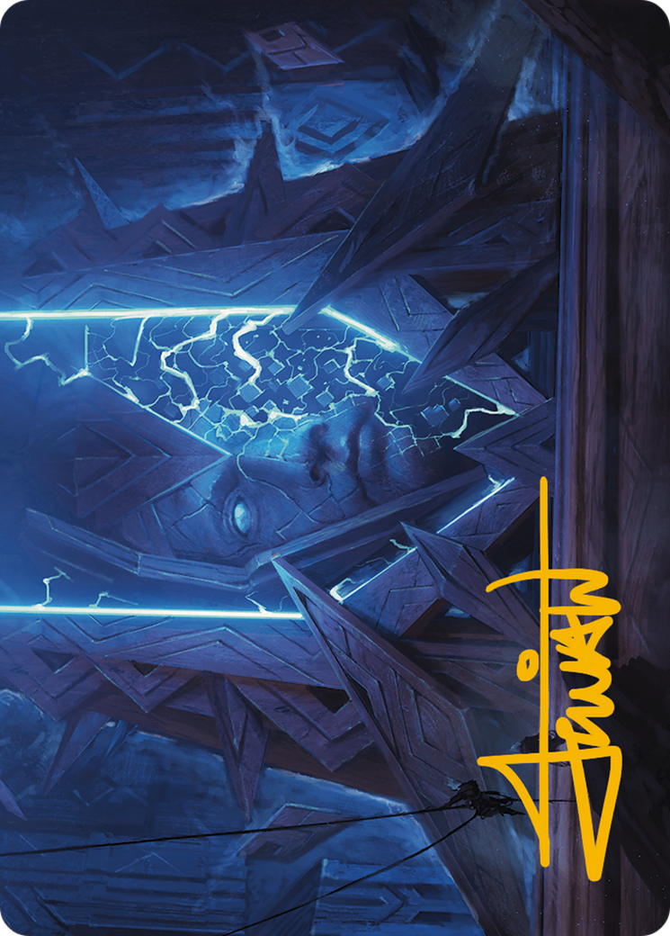 Stone Idol Generator Art Card (Gold-Stamped Signature) [Modern Horizons 3 Art Series] | Galactic Gamez