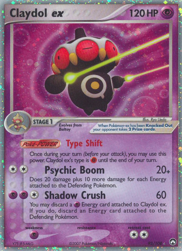 Claydol ex (93/108) [EX: Power Keepers] | Galactic Gamez