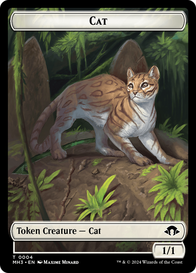 Cat // Energy Reserve Double-Sided Token [Modern Horizons 3 Tokens] | Galactic Gamez