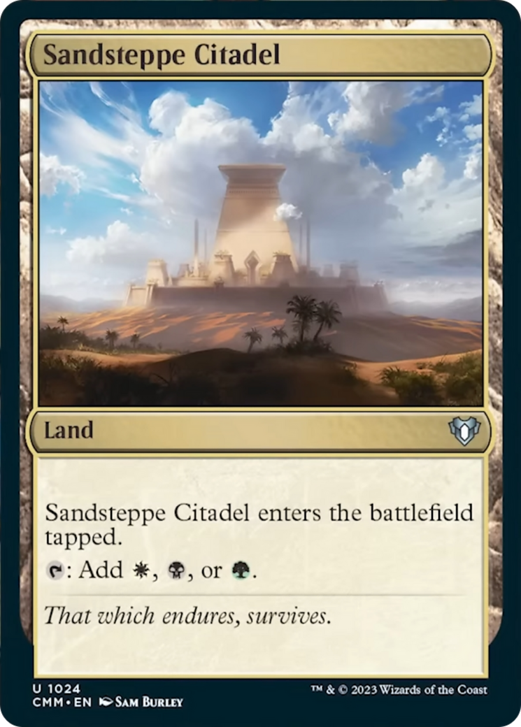 Sandsteppe Citadel [Commander Masters] | Galactic Gamez