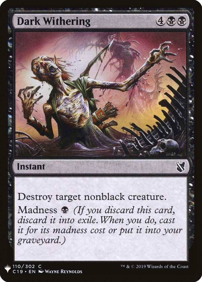 Dark Withering [Mystery Booster] | Galactic Gamez