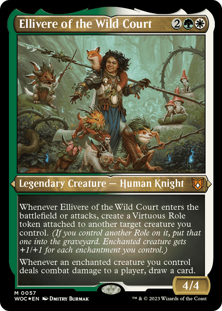 Ellivere of the Wild Court (Display Commander) [Wilds of Eldraine Commander] | Galactic Gamez