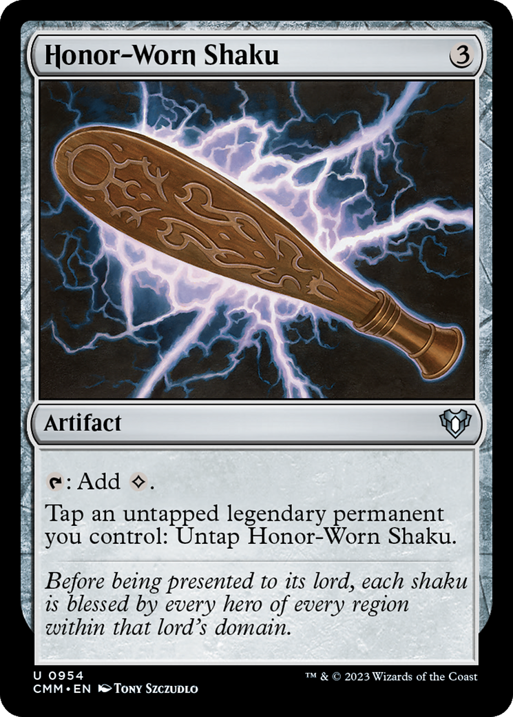 Honor-Worn Shaku [Commander Masters] | Galactic Gamez